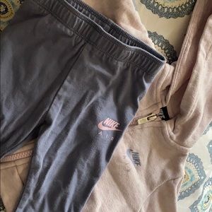 Nike leggings and hoodie